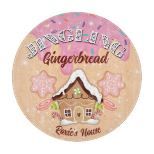 Planche à découper en verre Jingling Gingerbread m