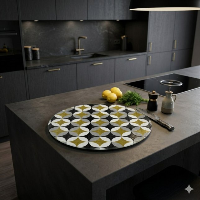 Planche à découper en verre Midcentury Mod (Créateur téléchargé)