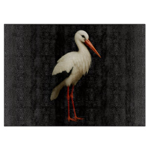 Planche à découper en verre noir 4 Luxe Cigogne gr