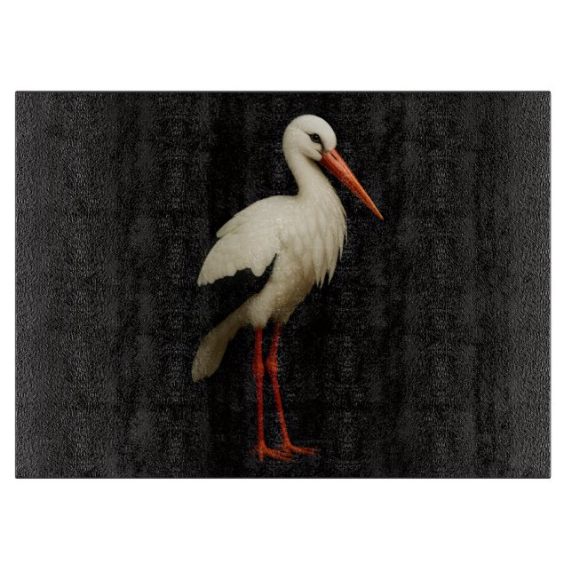 Planche à découper en verre noir 4 Luxe Cigogne gr (Devant)
