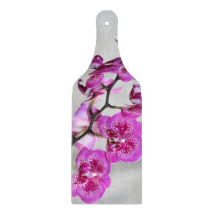 Planche à découper en verre Orchidées
