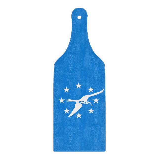 Planche à découper en verre paddle drapeau de Corp (Devant)