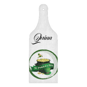 Planche à découper en verre pour la Saint-Patrick