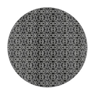 Planche à découper en verre ronde GOTHIC 12"