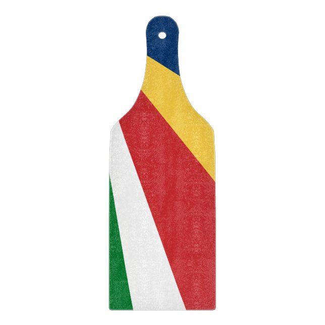 Planche à découper en verre Seychelles Couleurs (Devant)