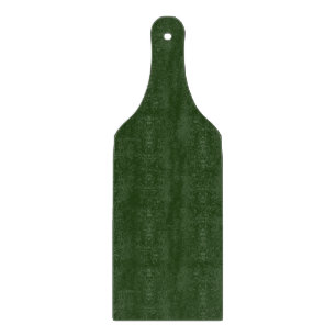 Planche à découper en verre vert forêt sombre