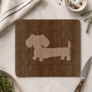 Planche à découper en verre Wiener Dog Cadeau de c