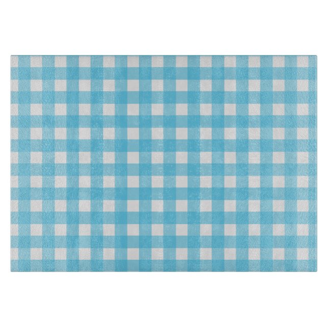 Planche À Découper En vichy bleu cérusé clair (Devant)