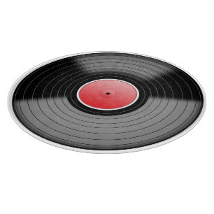 Planche à découper en vinyle vintage