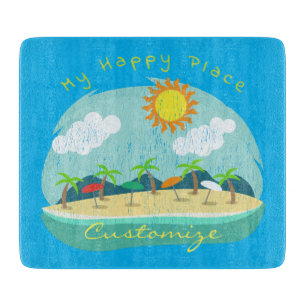 Planche À Découper Endroit heureux Thunder_Cove de plage