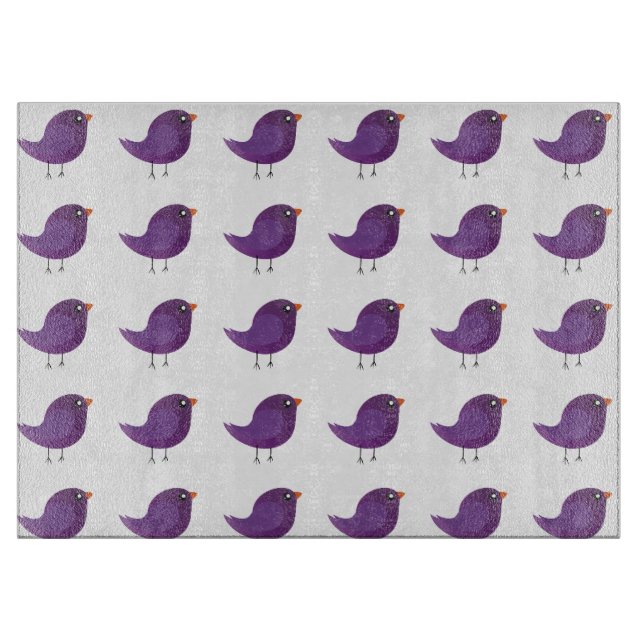 Planche À Découper Enfants oiseau mignon  (Devant)