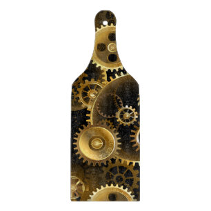 Planche À Découper Engrenages en laiton Steampunk sans soudure