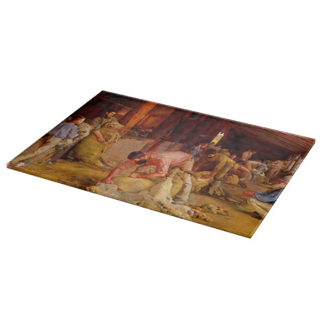 Planche À Découper Entendre les béliers Tom Roberts 1890 Art australi (Coin)