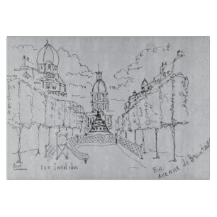 Planche À Découper Entrée des Invalides, Paris, France