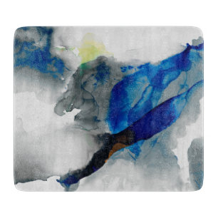 Planche À Découper Ephéméral - Bleu et gris