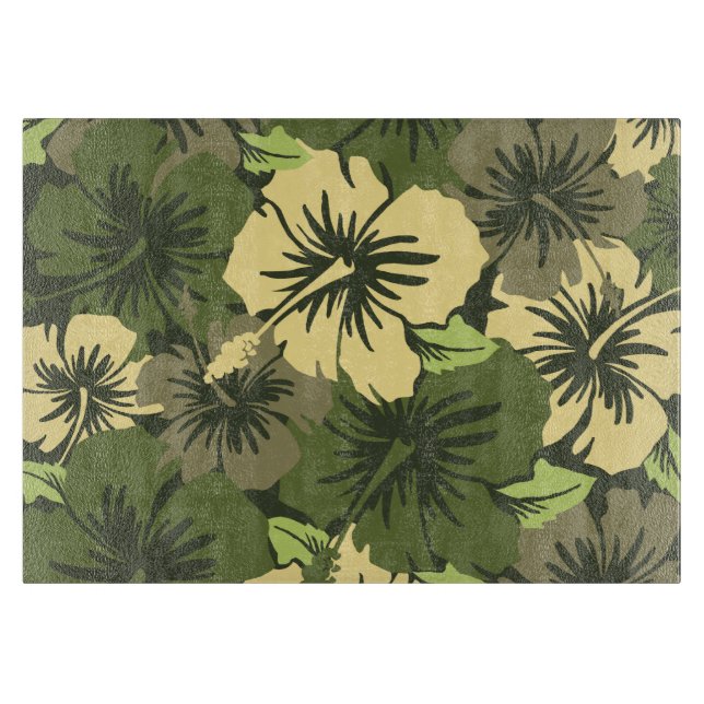 Planche À Découper Epic Hibiscus Hawaiian Glass Cutboard (Devant)
