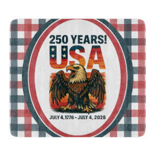 Planche À Découper États-Unis 250 ans – Aigle américain patriotique 4