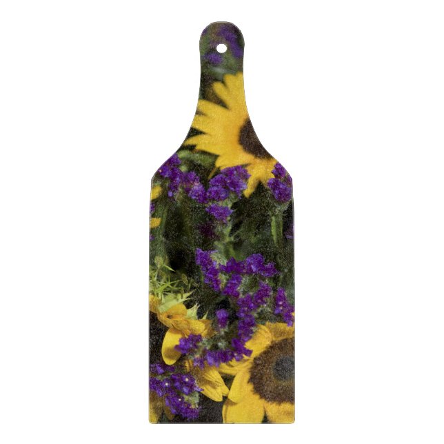 Planche À Découper États-Unis, gros plan de la composition florale de (Devant)