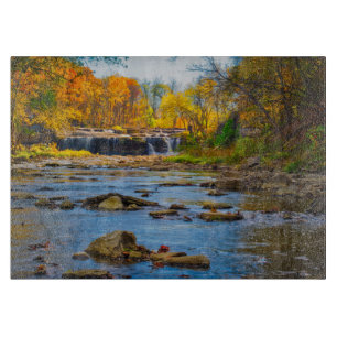 Planche À Découper États-Unis, Indiana. Cataract Falls State Recreati