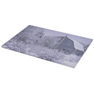 Planche À Découper États-Unis, Michigan, Rochester Hills. Bleu neige