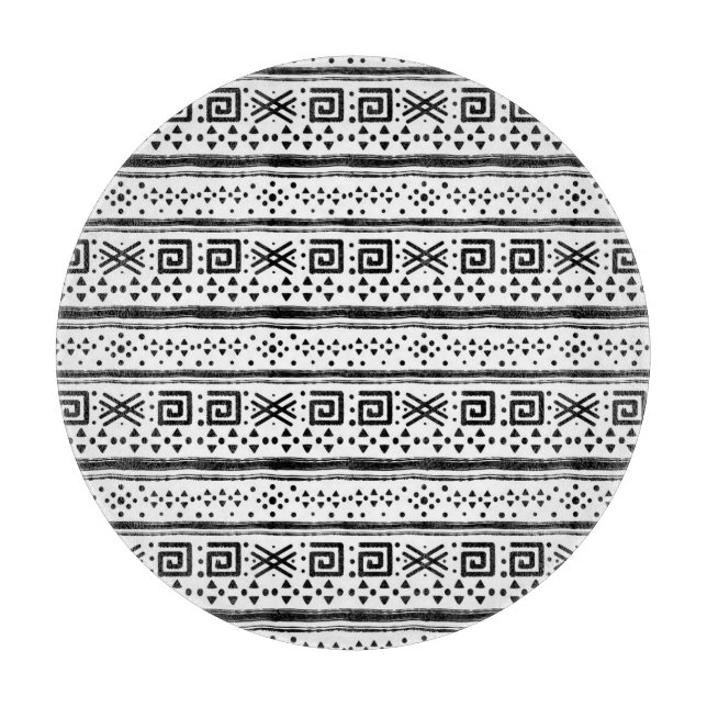 Planche À Découper Ethnic Boho Tribal Art Print (Devant)