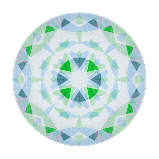 Planche À Découper Étoile d'été bleue verte côtière Dopamine Décor (Devant)