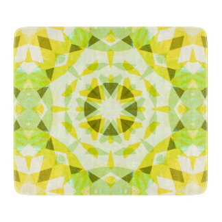 Planche À Découper Étoile d'été jaune vif vert étoile Dopamine Décor