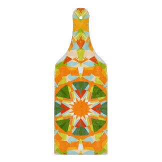 Planche À Découper Étoile verte orange vif Kitsch Eclectique