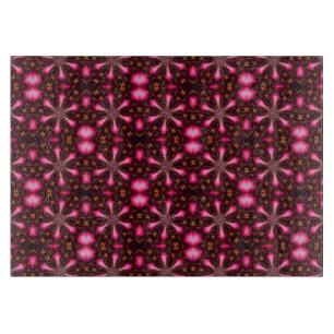 Planche À Découper Étoiles roses chaudes Abstraites