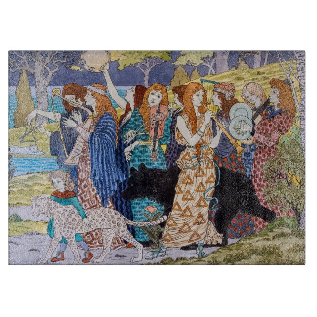 Planche À Découper Eugene Grasset - Panneau Décoratif Harmonie (Devant)