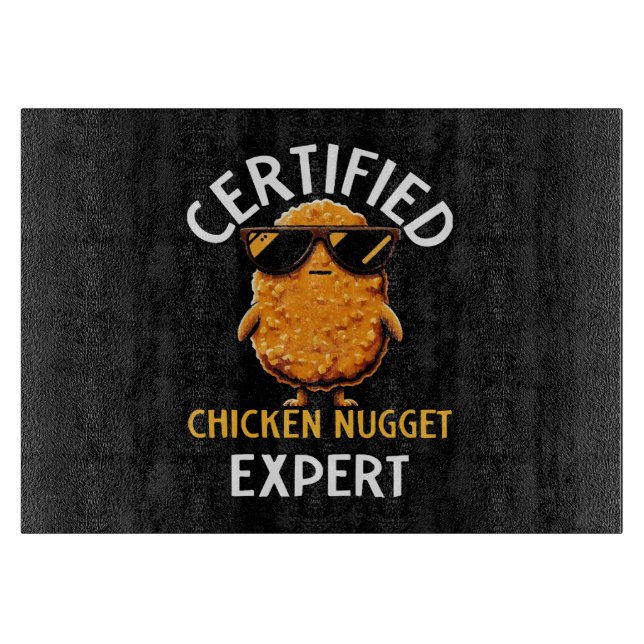 Planche À Découper Expert certifié en nuggets de poulet (Devant)
