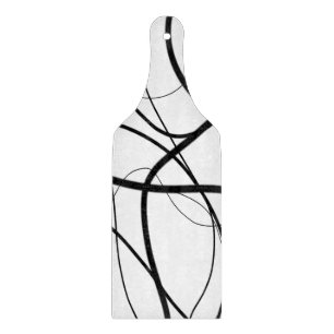 Planche À Découper Expression en noir et blanc