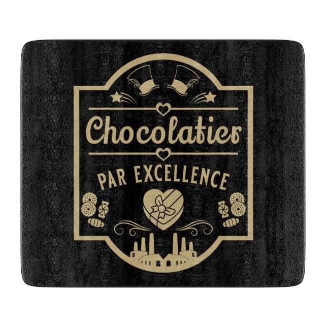 Planche À Découper Fabricant de chocolatier (Devant)