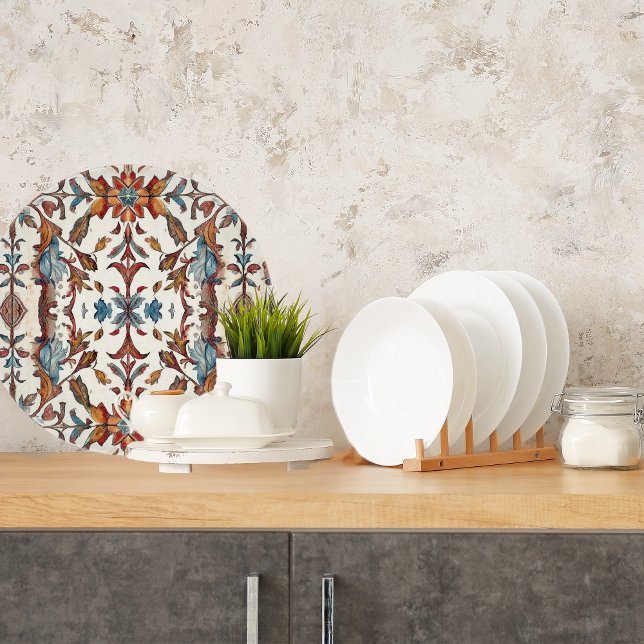 Planche À Découper Fabulous Fall et Blue Round (Créateur téléchargé)