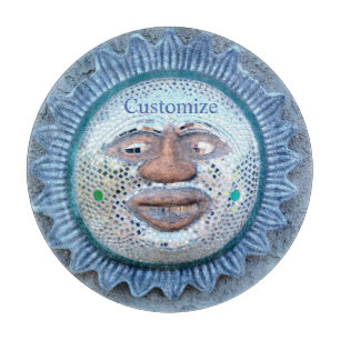 Planche À Découper face de soleil en verre miroir Thunder_Cove