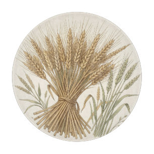 Planche À Découper Faisceau de blé doré vintage de la récolte
