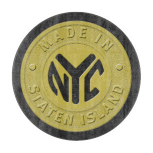Planche À Découper Fait À New York Staten Island