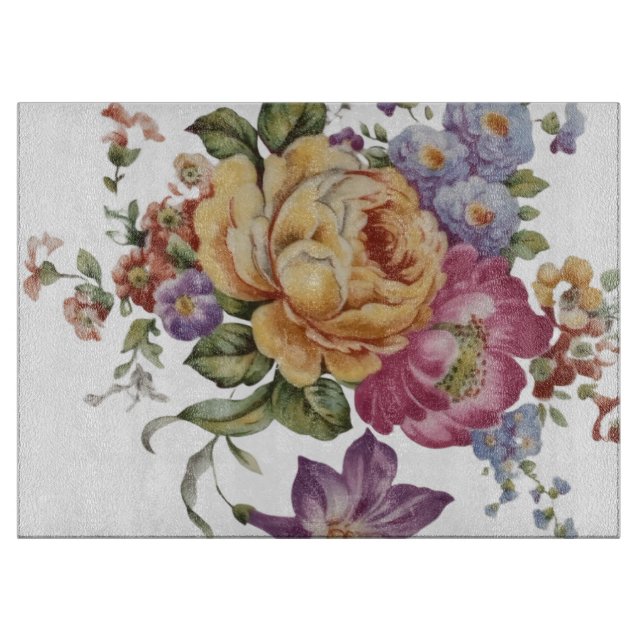 Planche À Découper Fantaisie Florale (Devant)