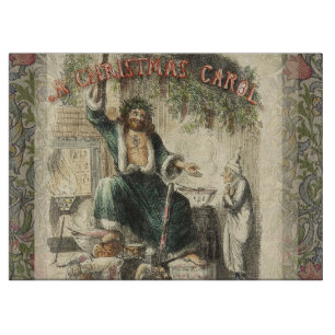 Planche À Découper Fantôme de Noël Présent Scrooge