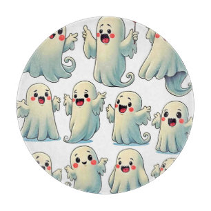 Planche À Découper Fantômes Mignons Effrayants : Amusant à faire peur