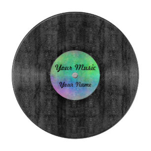 Planche À Découper Faux disque vinyle fait sur commande