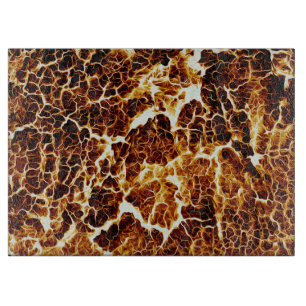 Planche À Découper Faux Hot Lava Texture