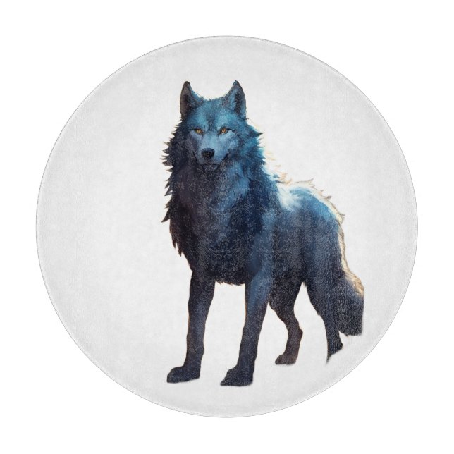 Planche À Découper Femme Loup de la Forêt Enchantée | Création Fantas (Devant)