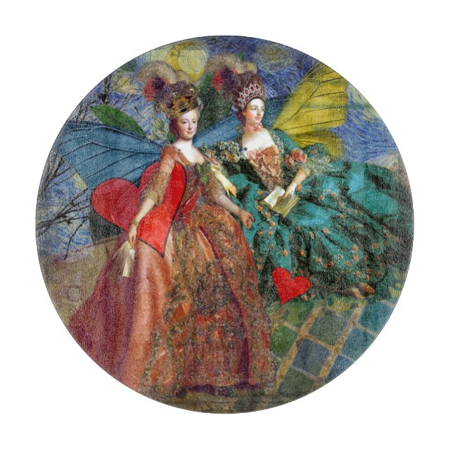 Planche À Découper Femme Papillon Capricieuse Gémeaux Gothique Classi (Devant)