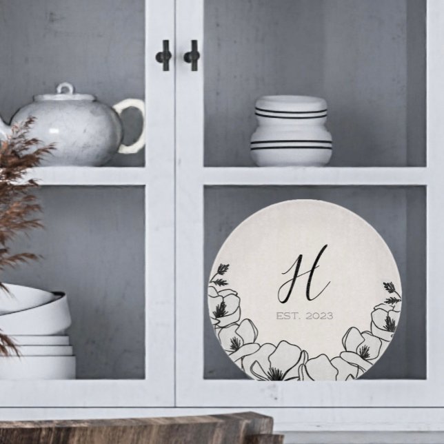 Planche À Découper Ferme Magnolia Fleur sur mesure Année de création (Créateur téléchargé)