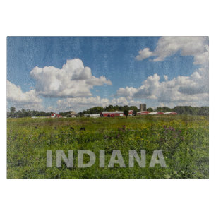 Planche À Découper Ferme Pittoresque Indiana