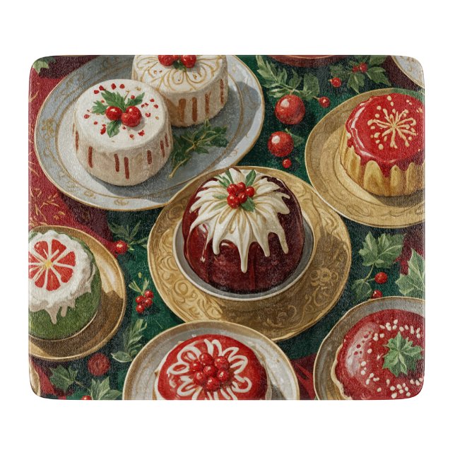 Planche À Découper Fête de Yuletide (Devant)
