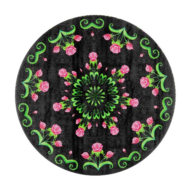 Planche À Découper Fête des Roses Fiesta (Devant)