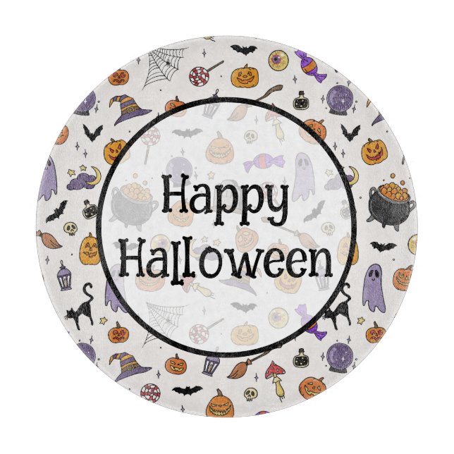 Planche À Découper Fête d'Halloween (Devant)