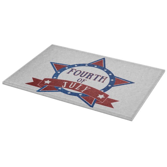 Planche À Découper Fête du 4 juillet scintillante (Coin)